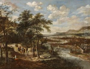 View Over A Wide River Valley