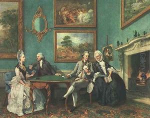 The Dutton Family (approx. 1765) by Johann Zoffany