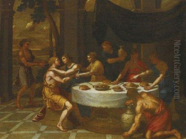 Scene De Banquet Dite Les Noces De Jacob Et De Rachel. - view 1