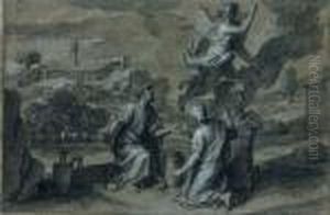 Scene De Sacrifice Biblique by Francois Verdier
