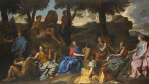 Apollo And The Muses On Mount Parnassus