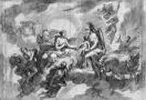Allegorie De La Naissance Du Dauphin Allegorie De La Naissance Du Dauphin