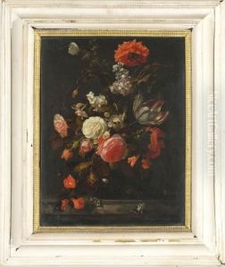 Natura Morta Con Fiori by Herman Verelst