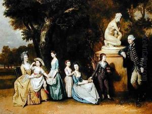 The Matthew Family of Felix Hall by Johann Zoffany