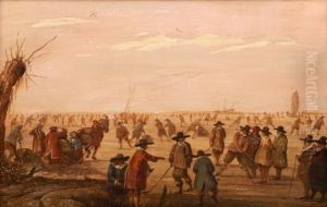 Ice Skaters by Andries Vermeulen