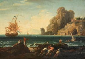 Le Retour Des Pecheurs by Claude-joseph Vernet