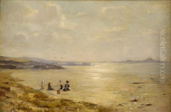 Strandszene Bei Saint-michel. - view 1