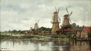 Moulins Pres De Dordrecht