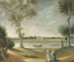 The Misses Garrick by the Thames at Hampton