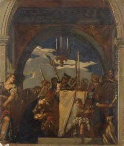 Presentation Au Temple by Paolo Veronese (Caliari)