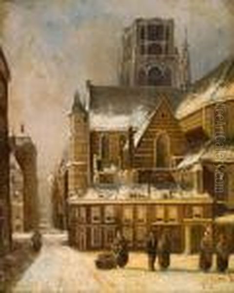 Stadsgezicht In Winter (haarlem) - view 1