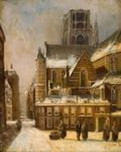 Stadsgezicht In Winter (haarlem)