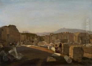 Sommertag In Den Ruinen Des Antiken Pompeji