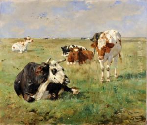 Vache Dans Les Pres