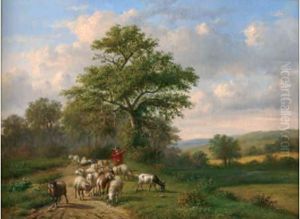 Troupeau Dans Un Paysage Troupeau Dans Un Paysage