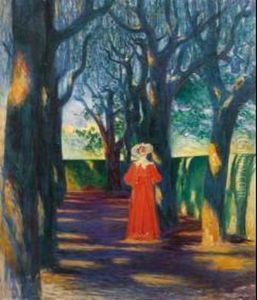 Viale Dei Lecci Con Gentildonna, Settignano by Ludolf Henric Verworner
