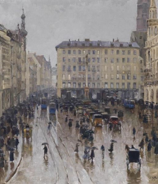 View Of The Marienplatz In Munich - view 1