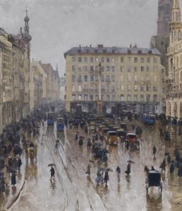 View Of The Marienplatz In Munich