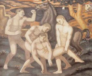 Wounded Man - After Wrestling by Eugene Zak