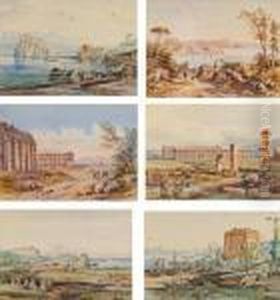 Vues D'italie Dont Des Vues De Baia Vues D'italie Dont Des Vues De Baia