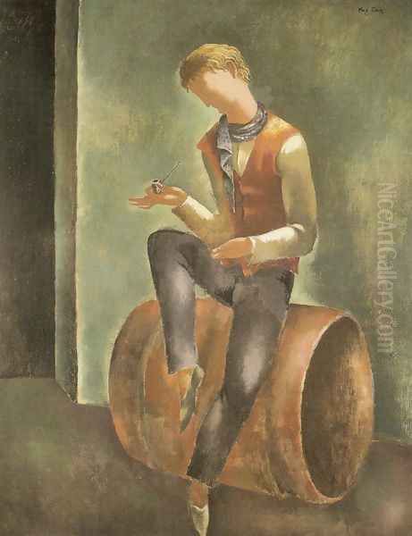 Young Man with Pipe - view 1