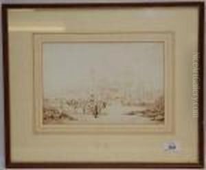 Continental Town Scene