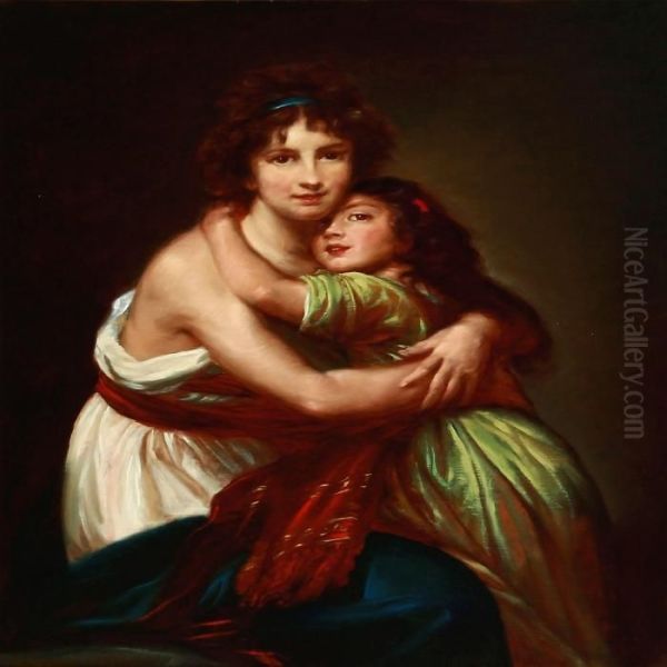 Self-portrait Of The Artist And Her Daughter - view 1