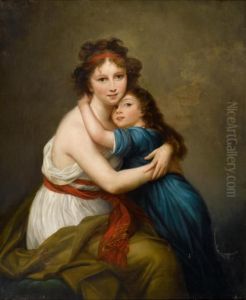Self Portrait Of The Artist With Her Daughter