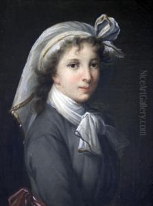 Portrait Of A Young Lady With Ribbon-tied Hair