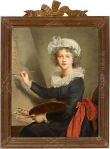 Selbstportrat Der Kunstlerin by Elisabeth Vigee-Lebrun