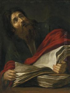 Saint Matthew by Claude Vignon
