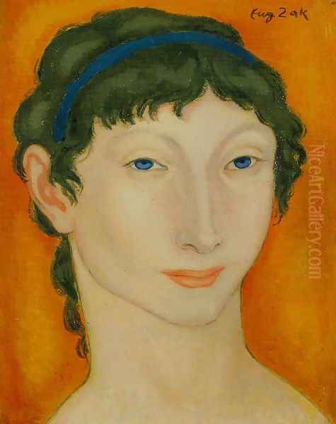 Girl with a Blue Ribbon - view 1
