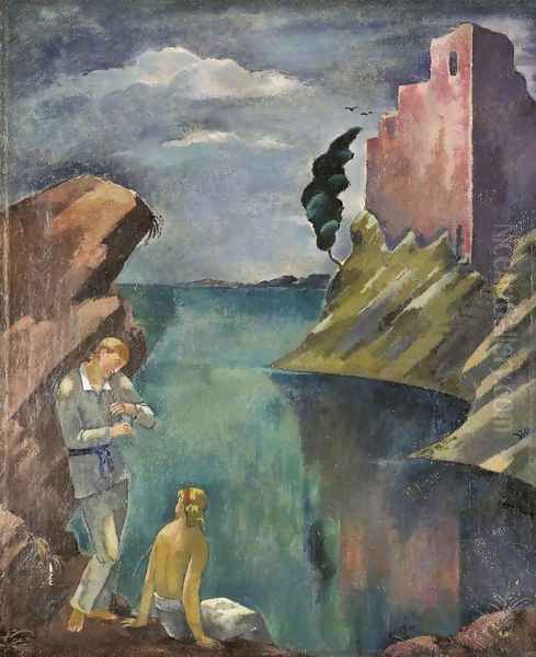 Idyll (Couple by the Lake) - view 1