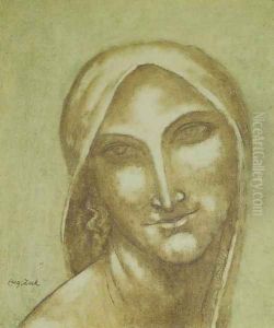 Head of a Woman III by Eugene Zak