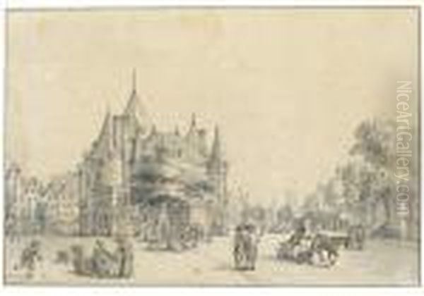 View Of The Nieuwmarkt, Amsterdam - view 1