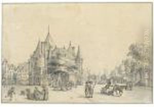 View Of The Nieuwmarkt, Amsterdam