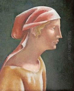 Head of a Girl in Profile by Eugene Zak