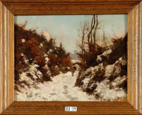 Chemin Anime Sous La Neige - view 1