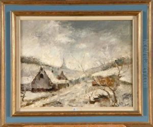 Paysage Enneige by Guillaume Vogels