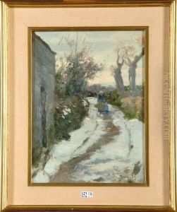 Paysage De Neige by Guillaume Vogels
