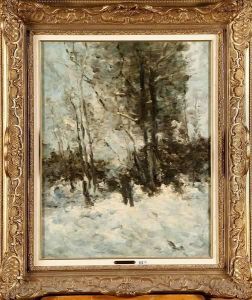 Paysage Hivernal by Guillaume Vogels