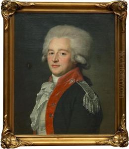 Portrait Of Baron Pyotr Fyodorovich Maltits by Jean Louis Voille