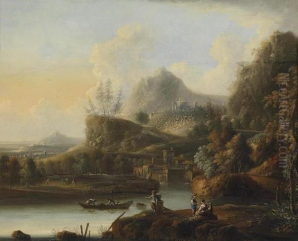 Mountainous River Landscape - view 1