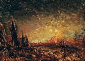 Fire by Felix Ziem