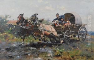 Zaprzeg by Jozef Von Brandt