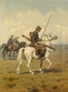 Steppenreiter by Jozef Von Brandt
