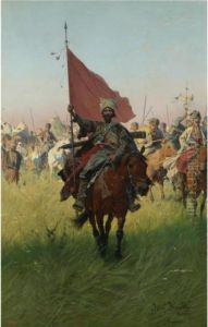 Song Of The Cossack Victors by Jozef Von Brandt