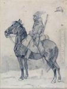 Kosak Zu Pferde (studie).