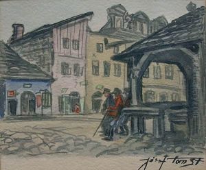 Rynek W Kazimierzu (1937)