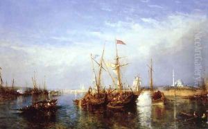 Le Corne d'Or, Constantinople by Felix Ziem